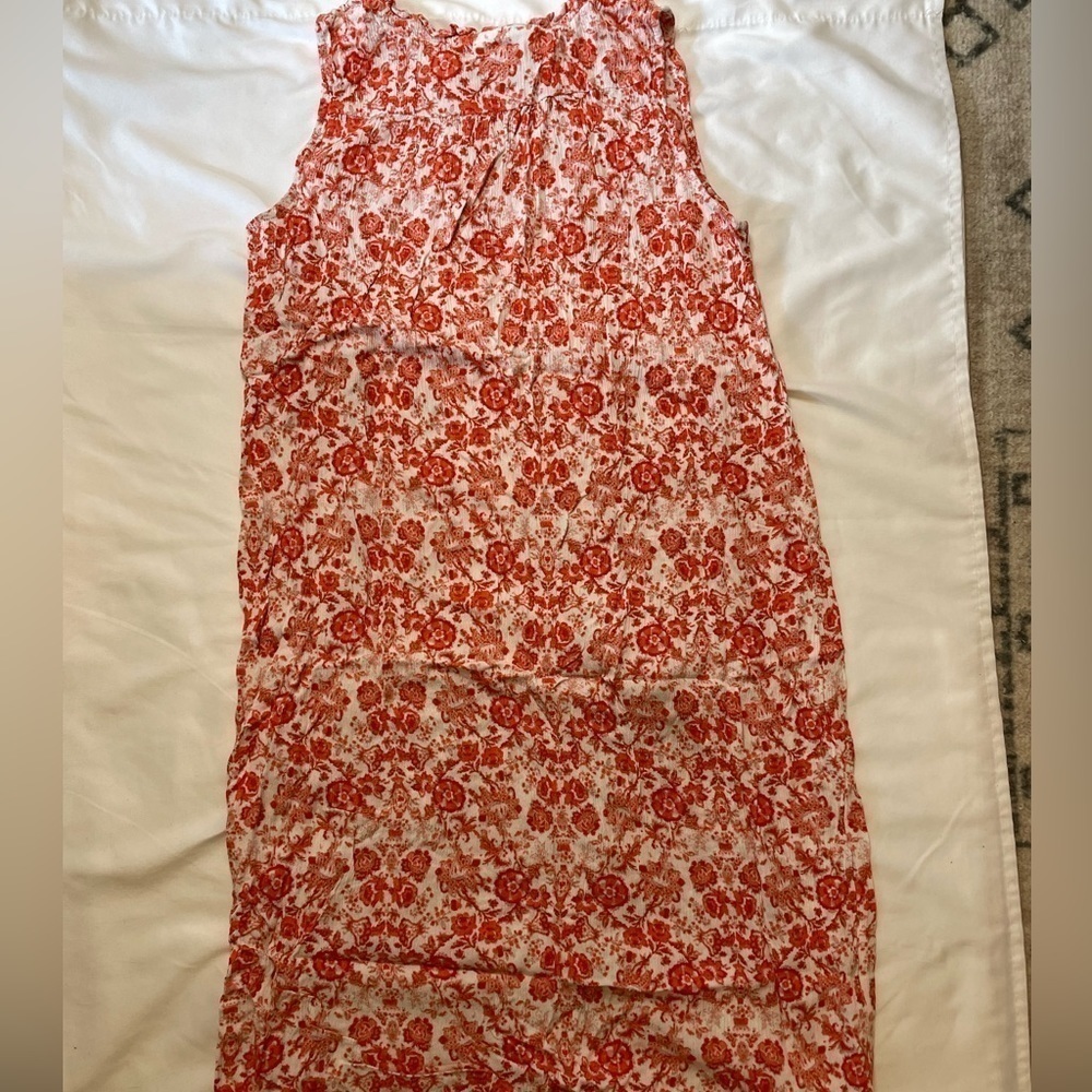 Studio B size XL red and white floral maxi dress - Picture 4 of 8